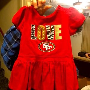 Baby girl 49er dress